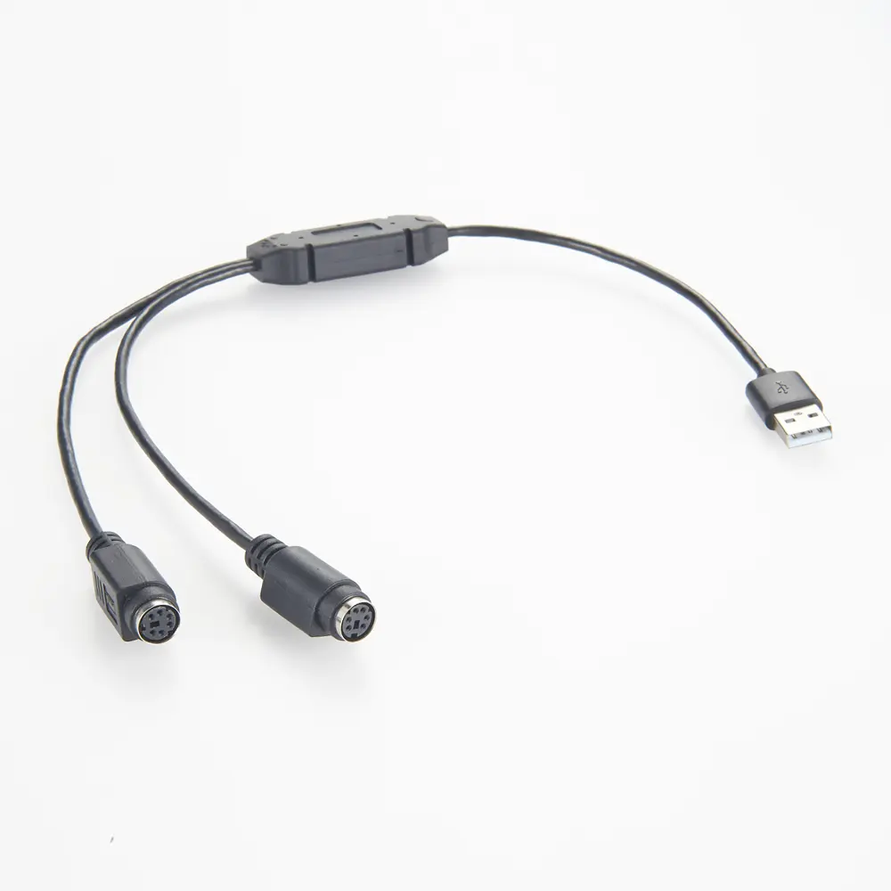 PS/2 마우스 및 키보드 USB 어댑터 2 PS/2 to 1 USB