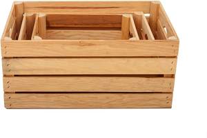 Caisse en bois de nid rustique inachevé, décoration de style ferme, pour affichage décoratif <span class=keywords><strong>vintage</strong></span>, vente en gros, - Product Image 2