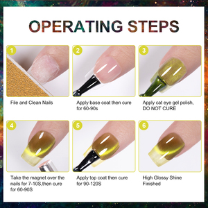 BOZLIN Nouvelle Arrivée Gel Œil de Chat Non Toxique Personnalisé avec Votre Logo Vernis Gel Œil de Chat Sans HEMA Gel Magnétique Galaxie Céramique pour <span class=keywords><strong>Ongles</strong></span> - Product Image 4