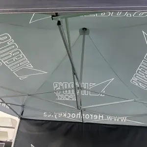 Neues Produkt 10 × 20 Messezelt Rennschutzstand Außenvordach Pop-Up-Zelt transparentes Kuppel-Gazebo-Zelt