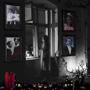 HLC personnalisé Halloween effrayant enfants femmes 3D image en mouvement accessoires d'horreur pour la maison décorations fête nouveautés pour château maison - Product Image 2