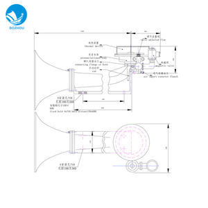 BZWD-3A เรือ AC 220โวลต์110โวลต์อากาศทะเลฮอร์น - Product Image 2