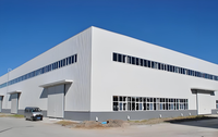 Estructura de Acero Prefabricada Ligera para Taller, Estándar GB, Grado Q235/Q355, Color Personalizado, Fabricación Rápida en China