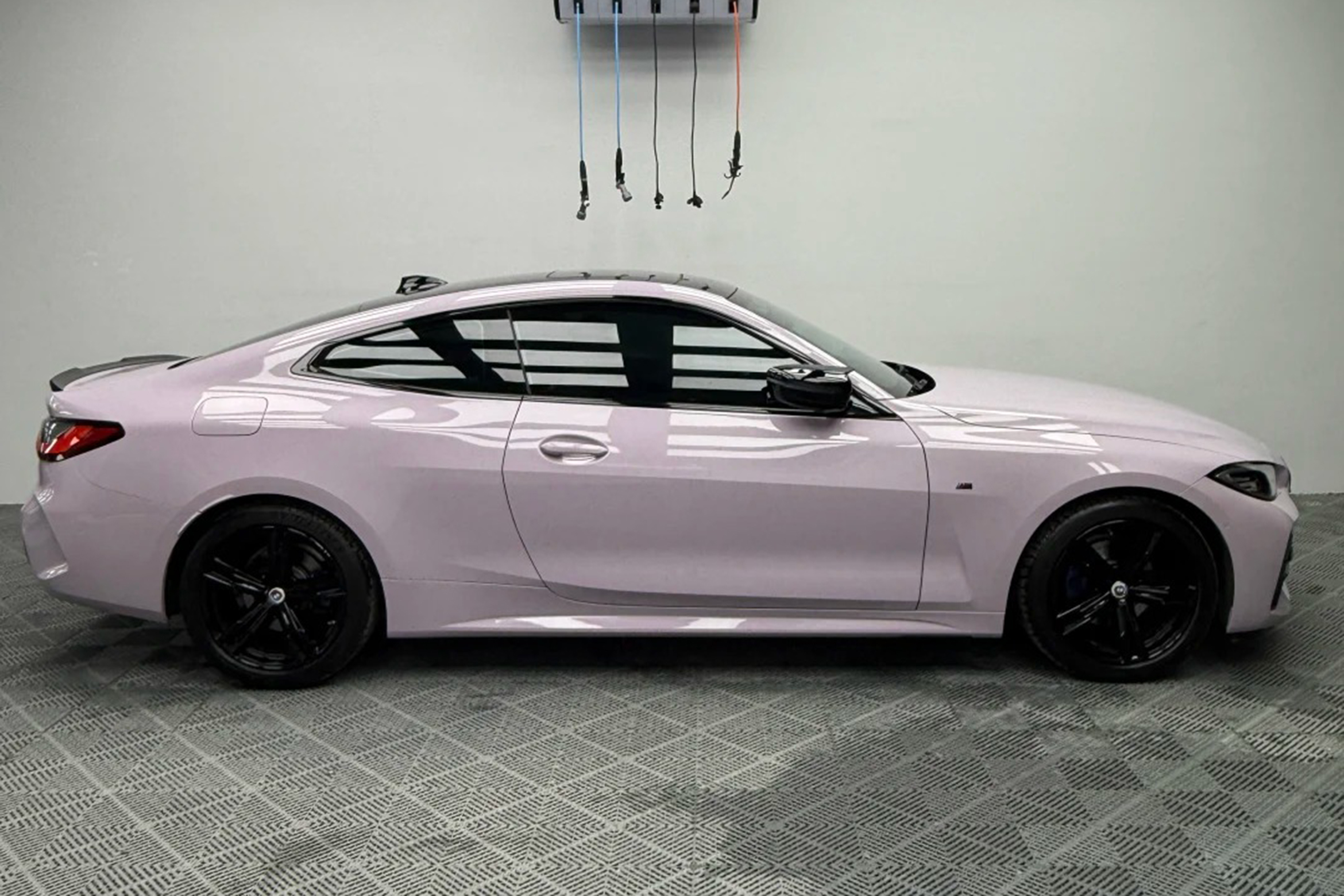 Brume brumeuse gris violet