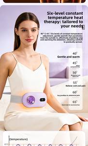 Almohadilla Térmica Menstrual Inteligente, Masajeador Abdominal Vibrador Inalámbrico, Cinturón Térmico para el Vientre, Alivio del Dolor Menstrual y Cólicos - Product Image 5