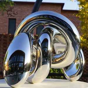 BLVE Décoration Carrée Extérieure Moderne Pop Métal Art <span class=keywords><strong>Miroir</strong></span> En Acier Inoxydable Poli <span class=keywords><strong>Monde</strong></span> Globe Sculpture - Product Image 4