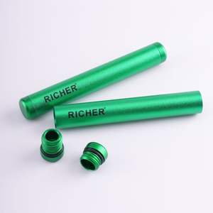 Tubo de Aluminio Personalizable con Logotipo Grabado con Láser, Cono Pre-enrollado Clásico, Papel de Liar Irrompible, Almacenamiento de Hierbas para Cigarrillos - Product Image 4