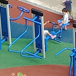 GYX-X16 grafico di allenamento in acciaio resistente al parco per esercizi all'aperto professionale Pull-up e Dip Station per la vendita in spiaggia - Product Image 3