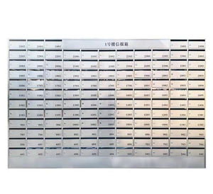 Boîte <span class=keywords><strong>aux</strong></span> <span class=keywords><strong>lettres</strong></span> en métal en acier inoxydable pour l'extérieur Boîte <span class=keywords><strong>aux</strong></span> <span class=keywords><strong>lettres</strong></span> pour immeuble à appartements Utilisation scolaire - Product Image 3