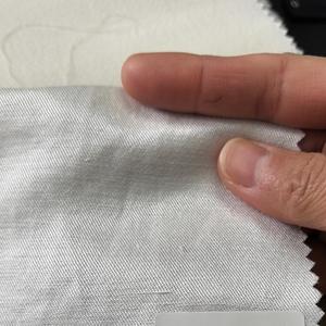 Sarga de cáñamo de seda <span class=keywords><strong>Tela</strong></span> de seda blanca natural para pintar/TIE Dye/dibujo Calidad superior A + Venta caliente Adecuado para chaqueta de mujer - Product Image 4