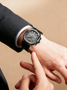 <span class=keywords><strong>Montre</strong></span> automatique de luxe pour homme, <span class=keywords><strong>mouvement</strong></span> tourbillon, bracelet en acier, 40 mm, bleu glace, OEM, à succès commercial - Product Image 4