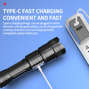 Fonjue Trọng Lượng Nhẹ Thiết Kế Đơn Giản Lp44 ABS Ngoài Trời Cắm Trại Edc Đèn Pin Chất Lượng Cao <span class=keywords><strong>LED</strong></span> Bóng Đèn USB Sạc Giá Cả Cạnh Tranh - Product Image 5