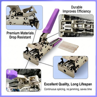 Outil d'alimentation de précision pour clips de raccordement en cuivre SMT, type agrafeuse, pour l'assemblage continu de bobines de ruban, en acier inoxydable