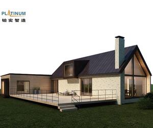 <span class=keywords><strong>2</strong></span> kat ev çelik çerçeve evi 4 yatak odası çelik prefabrik ev Villa lüks - Product Image 2