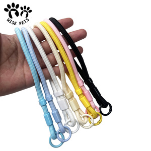 Dragonne courte tressée en polyester et nylon <span class=keywords><strong>pour</strong></span> appareil photo, style macaron, avec cordon en polypropylène <span class=keywords><strong>pour</strong></span> accrocher le téléphone - Product Image 4