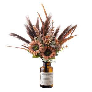 ช่อดอกทานตะวันประดิษฐ์ CallaFloral พลาสติก สำหรับตกแต่งงานแต่งงาน ตกแต่งบ้าน แขวนผนัง รุ่น CF01321 - Product Image 5