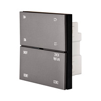 Variateur de lumière LED LEDEAST SY-010-M9 0-10V à double canal, contrôle de la luminosité CCT réglable, interrupteur tactile pour l'éclairage domestique
