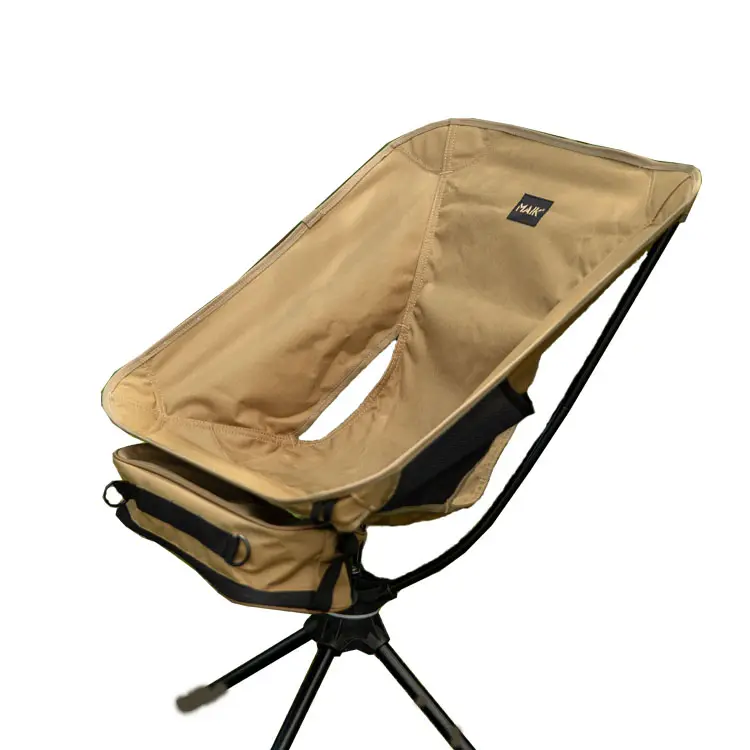 Chaise pliante rotative pour l'extérieur Chaise de camping pour l'extérieur Chaise de plage pliable