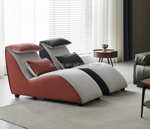 AOMISI CASA Meubles de luxe dans le hall de l'hôtel Cadre en fibre de verre Soucoupe volante Tissu Chaise longue de loisirs pour le <span class=keywords><strong>salon</strong></span> - Product Image 5