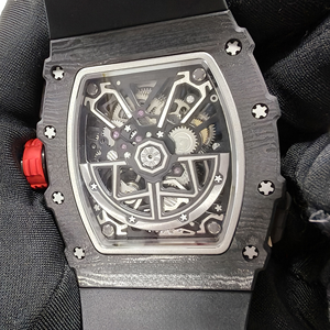 Orologio <span class=keywords><strong>di</strong></span> Lusso <span class=keywords><strong>da</strong></span> <span class=keywords><strong>Uomo</strong></span> con Tourbillon Premium, Design Traforato, Alta Qualità in Fibra <span class=keywords><strong>di</strong></span> Carbonio, Marca <span class=keywords><strong>di</strong></span> Moda 35-03 - Product Image 2