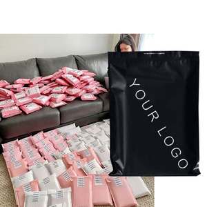 Bolsas de Correo Biodegradables Personalizadas en Negro Mate, Autoadhesivas, para Empacar Ropa, Bolsas de Envío Ecológicas, Bolsas de Polietileno para Envíos - Product Image 1