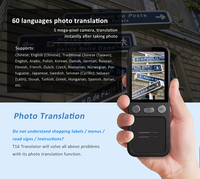 Dispositif de traduction multilingue T16 AI, 138 langues, longue durée de vie de la batterie, traduction hors ligne, enregistrement vocal et photo, traducteur intelligent en anglais