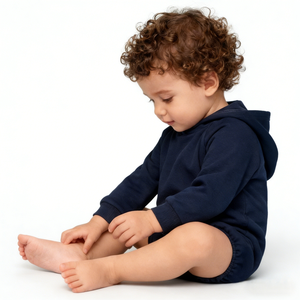 Tutina per Neonati Hongbo in Cotone Organico e Bambù, Felpa con Cappuccio a Maniche Lunghe per Bambini e Bambine da 0-24 <span class=keywords><strong>Mesi</strong></span> - Product Image 4