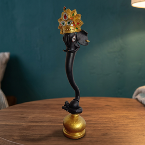 Nouvelle Sculpture Abstraite Moderne de Ganesh, Décoration Créative Vintage pour la Maison, Art en Laiton, Artisanat Abstrait Nordique, Écologique, Diwali - Product Image 3