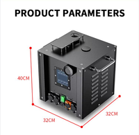 Machine à feux d'artifice électroniques étanche U'King 700W avec contrôle DMX, machine à étincelles froides pour mariage, scène, fête, extérieur