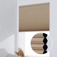 Ombrage cellulaire sans fil, ombrage en nid d'abeille plissé pour bureau, hôtel et autres Sites