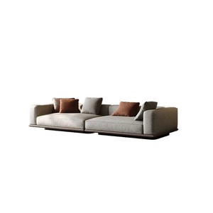 Moderno minimalista horizonte sofá seccional conjunto Simple Lino fila recta <span class=keywords><strong>para</strong></span> pequeña sala de estar <span class=keywords><strong>para</strong></span> apartamentos - Product Image 5