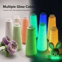 Fil Lumineux qui Brille dans le Noir pour Tricot, Crochet, Tissage, Broderie, Jouets, Artisanat, Sacs et Accessoires DIY OEM ODM