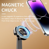 Perche à selfie magnétique avec trépied pour téléphone, stabilisateur gimbal à suivi automatique du visage, support magnétique pour smartphone, rotation à 360°