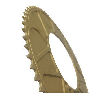 YOSHOKA New Arrival Track Bike <strong>Single</strong> <strong>Speed</strong> Fits to 1/8&quot; <strong>Chainring</strong> 144BCD Aluminum Alloy 7075-T651 with Ti-nitrited 49-75T - Product Image 4