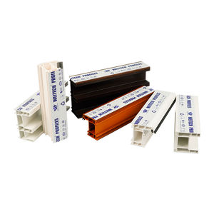 Customized White <strong>UPVC</strong> Plastic Extrusion Profile Mounting Fabric Track <strong>Trims</strong> Plastic Modling Type Extruding <strong>UPVC</strong> Profles - Product Image 4