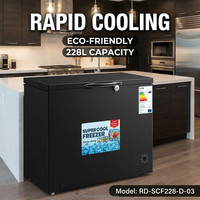 En stock : Congélateur coffre solaire 228L 12V 24V DC à compresseur, machine à glaçons puissante pour la fabrication de blocs de glace, idéal pour le stockage domestique, rural et hors réseau.