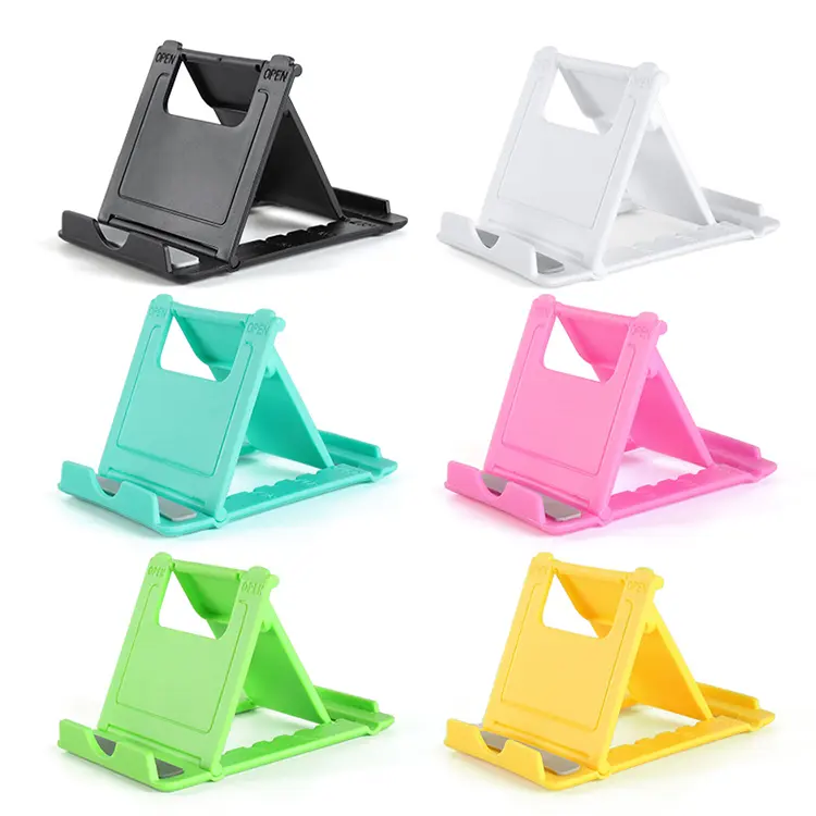 Universal Folding Cell Phone Stand Tablet Mount Multi-Angle Adjustable Desktop Mobile Phone Holder