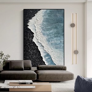 Pintura al Óleo de Dafen Village, Arte Moderno Minimalista para Pared de Sofá, Marco Metálico, Estilo Impresionista, Pintura Decorativa - Product Image 4