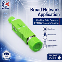 KEXINT FTTH FC Female to SC APC Male SM Hybrid Fiber Optic Adapter KXT-S38 APC 1260-1650nm CE Certified