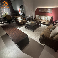 Meuble TV sur mesure européen, ensemble de luxe en bois pour hôtel, banc TV long en acajou vintage, haut de gamme, classique, Italie, support TV exquis