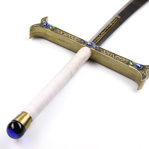 125ซม. อะนิเมะชิ้นเดียว <span class=keywords><strong>mihawk</strong></span> คอสเพลย์จริงเสาเหยี่ยวตา yoru ดาบที่ดี - Product Image 3