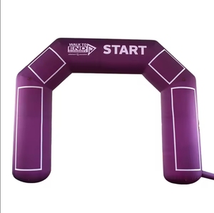 Arche gonflable bleue <span class=keywords><strong>de</strong></span> ligne d'arrivée <span class=keywords><strong>de</strong></span> début commercial avec l'arche gonflable d'hexagone <span class=keywords><strong>de</strong></span> ventilateur pour le commerce <span class=keywords><strong>de</strong></span> publicité extérieure <span class=keywords><strong>de</strong></span> course - Product Image 2
