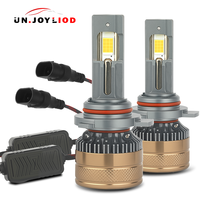 Ampoules de phares LED anti-éblouissement 9012 100W résistantes aux vibrations, blanc froid, pour conduite automobile