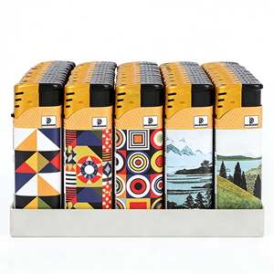 Encendedores de Cigarrillos de Gas Recargables, Resistentes al Viento, de Plástico Electrónico Personalizados, con <span class=keywords><strong>Luz</strong></span> LED, los Más Vendidos de Fábrica al Por Mayor - Product Image 6