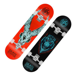 Vente Flash Planche à roulettes double rocker personnalisable en érable et bouleau, roulements ABEC-7, roues en PU 85A, trucks en aluminium Besteve S-01 - Product Image 3