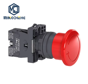 Red Emergency Switching Off <b>Push</b>-<b>button</b> XA2ES542 Non Trigger - Turn Release 1NC Emergency Stop <b>Switch</b> XA2ES542 Rotary Reset - Product Image 1
