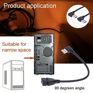 สายต่อขยาย <span class=keywords><strong>USB</strong></span> 3.0 คุณภาพสูง แบบตัวผู้-ตัวเมีย หัวงอซ้าย-ขวา ขึ้น-<span class=keywords><strong>ลง</strong></span> พร้อมสายถักป้องกันสัญญาณรบกวน สำหรับแล็ปท็อปและเดสก์ท็อปพีซี - Product Image 3