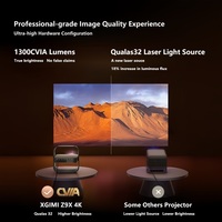 Nouveau projecteur laser XGIMI Z9X Pico 4K, 1300 lumens ANSI, zoom optique 0,98-1,3:1, projecteur intelligent Android portable pour cinéma maison