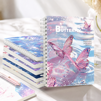 Carnet de gribouillage personnalisé pour enfants, pages intérieures personnalisables avec dorure à chaud, coins arrondis, carnet cadeau