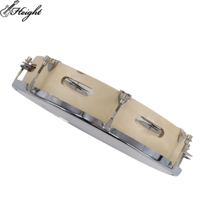 Tambour à main accordable de 10 pouces Petit instrument de musique à <span class=keywords><strong>percussion</strong></span> Accessoire de <span class=keywords><strong>samba</strong></span> en bois - Product Image 3